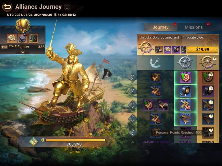 Alliance Journey 20$