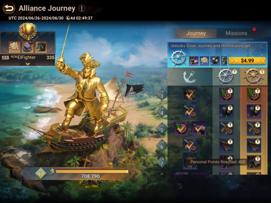 Alliance Journey 5$