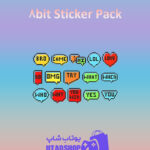 باندل 8bit-Sticker-Pack