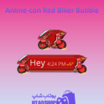 تم چت Anime-con-Red-Biker-Bubble