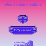تم چت Blue-Bandana-Bubble