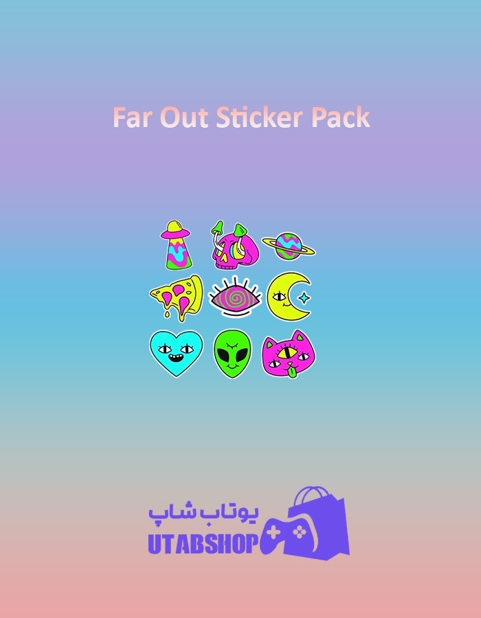 باندل Far-Out-Sticker-Pack