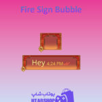 تم چت Fire-Sign-Bubble