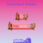 تم چت Floral-Boot-Bubble