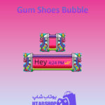 تم چت Gum-Shoes-Bubble