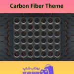 تم-Carbon Fiber Theme