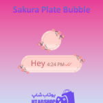 تم-چت-Sakura-Plate-Bubble