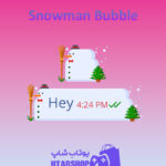 تم-چت-Snowman-Bubble