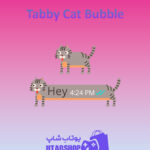 تم-چت-Tabby-Cat-Bubble
