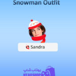 قاب-Snowman-Outfit