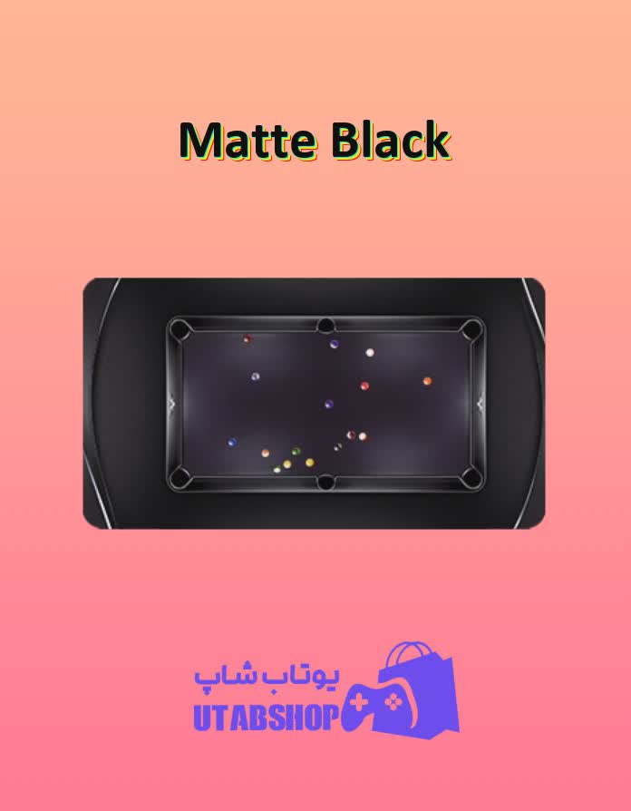 میز-بیلیارد-Matte Black