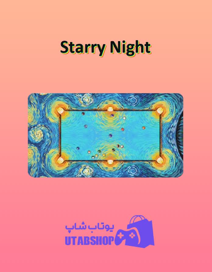 میز-بیلیارد-Starry Night