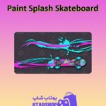 چوب-بیلیارد-Paint Splash Skateboard