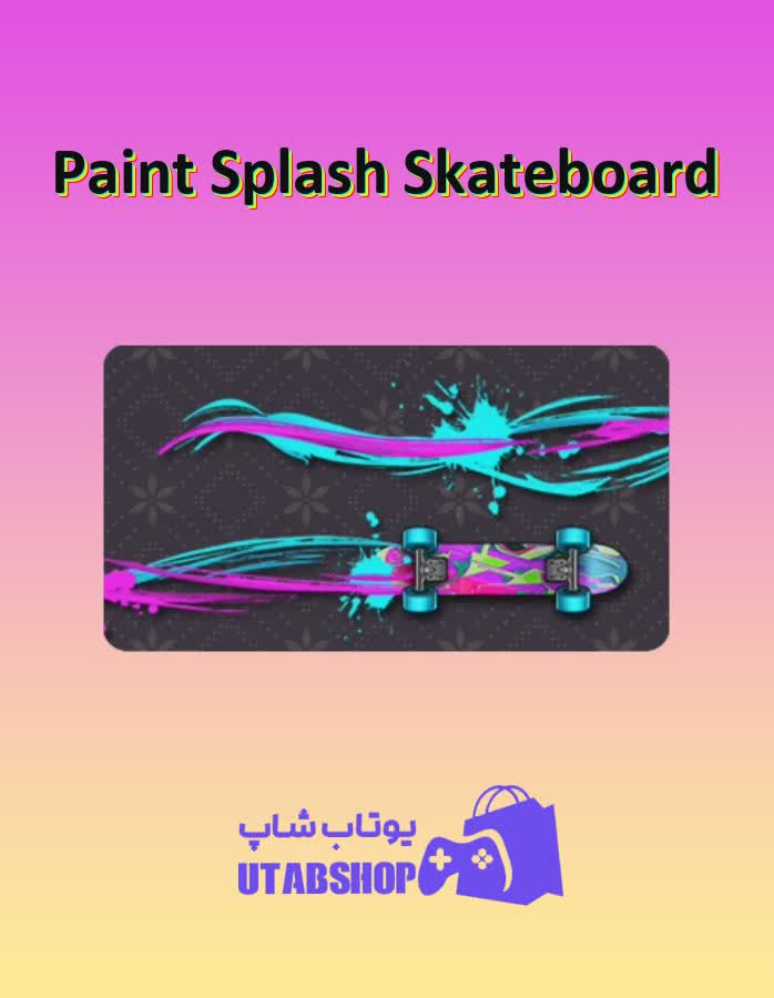 چوب-بیلیارد-Paint Splash Skateboard