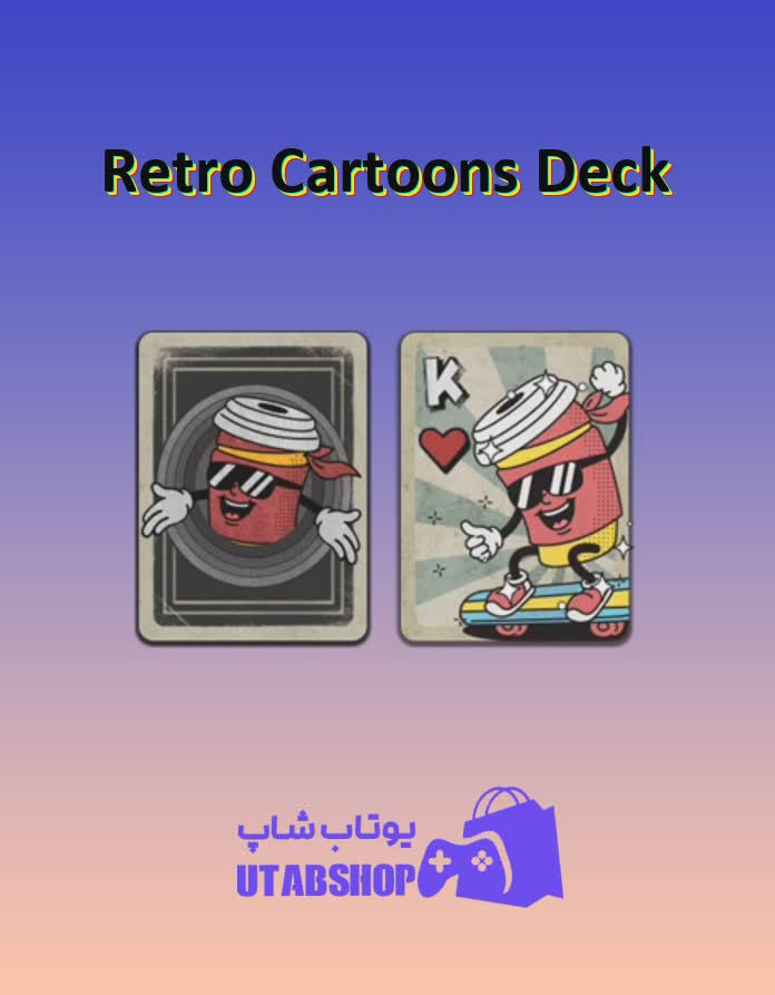 کارت-Retro Cartoons Deck